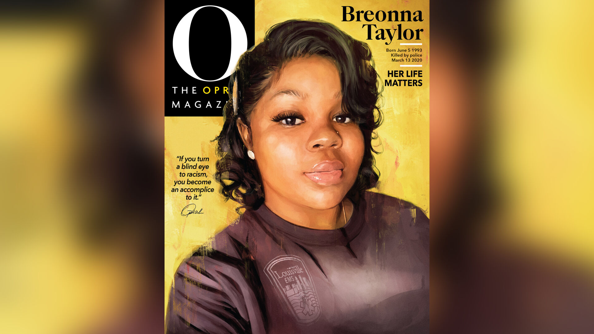 Breonna Taylor Oprah Magazine cover